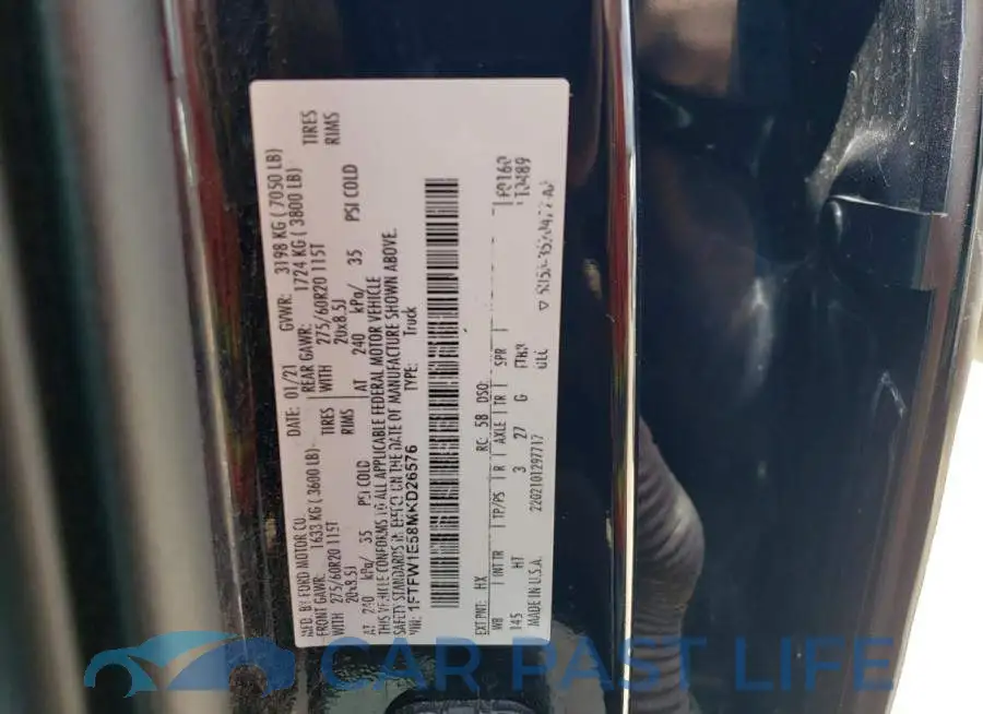 1FTFW1E58MKD26576# 12