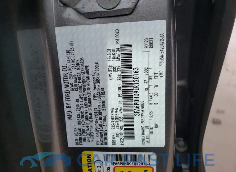 3FA6P0HD9ER120163# 12