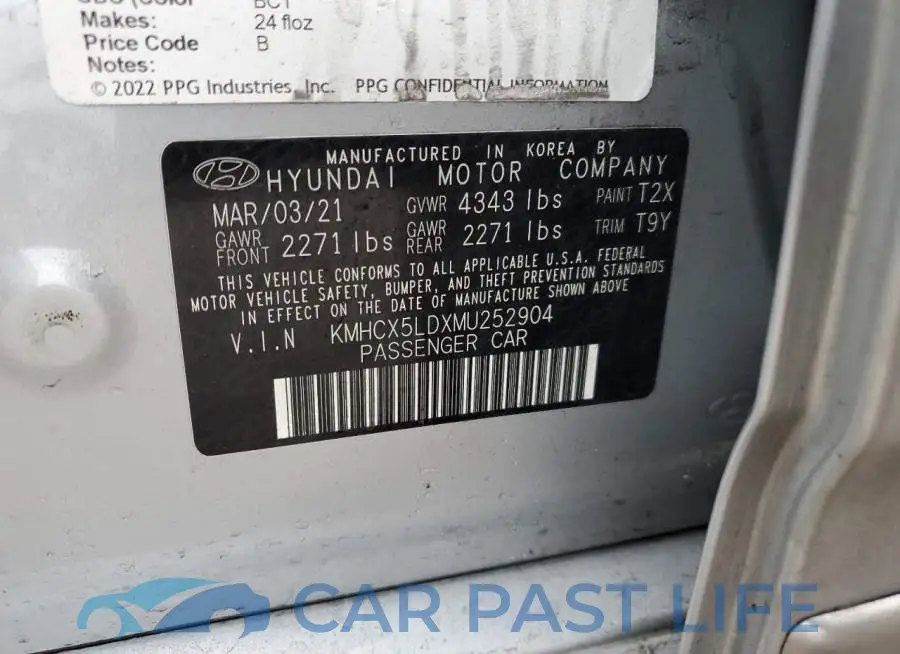 KMHCX5LDXMU252904# 12