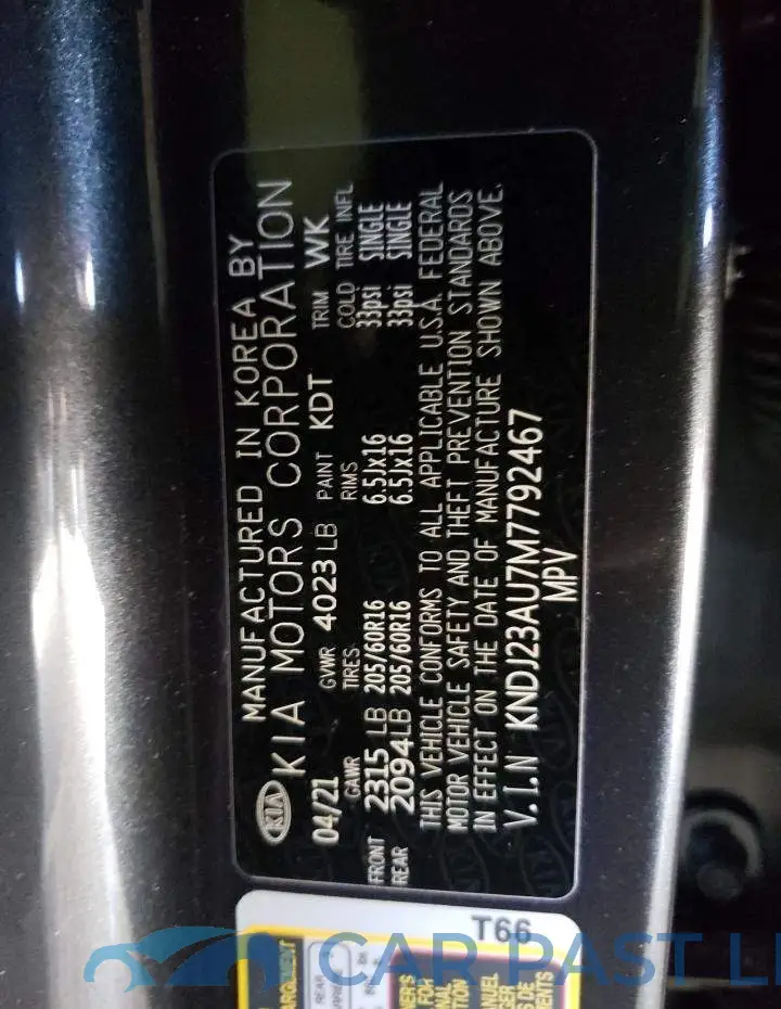 KNDJ23AU7M7792467# 12