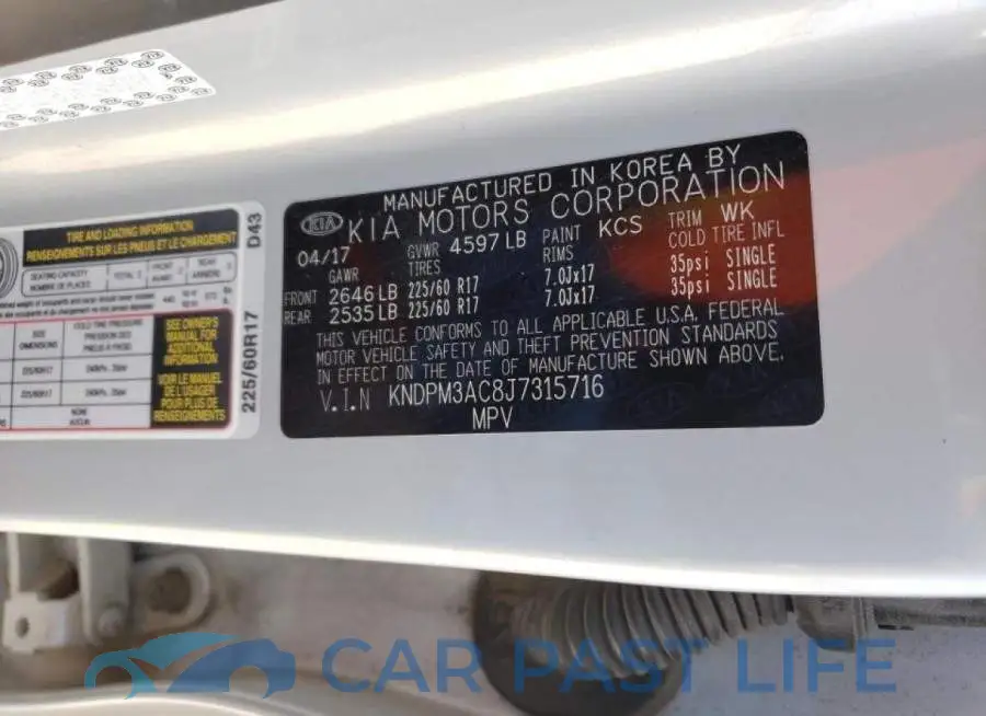 KNDPM3AC8J7315716# 13