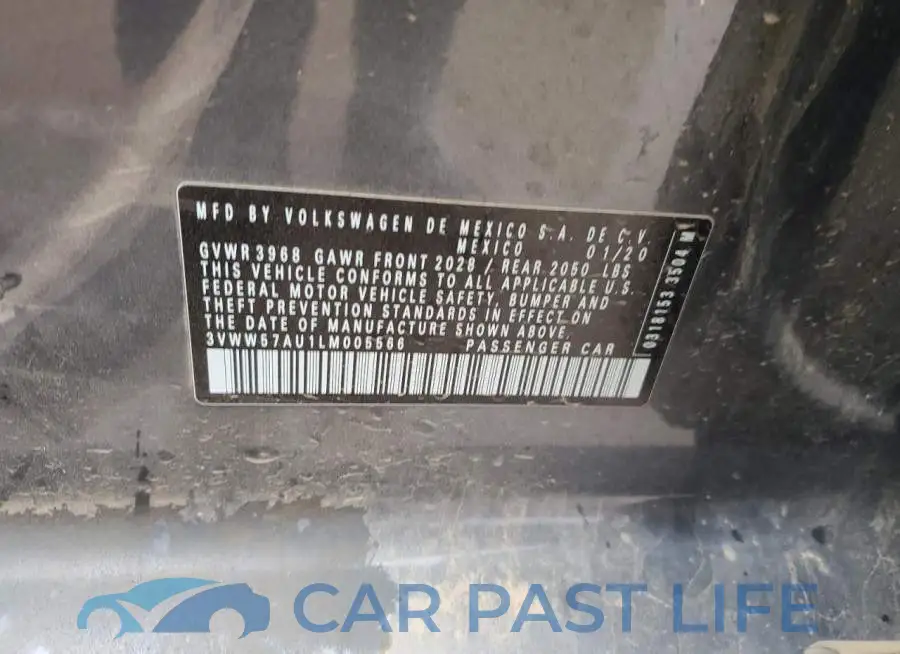 3VWW57AU1LM005566# 13
