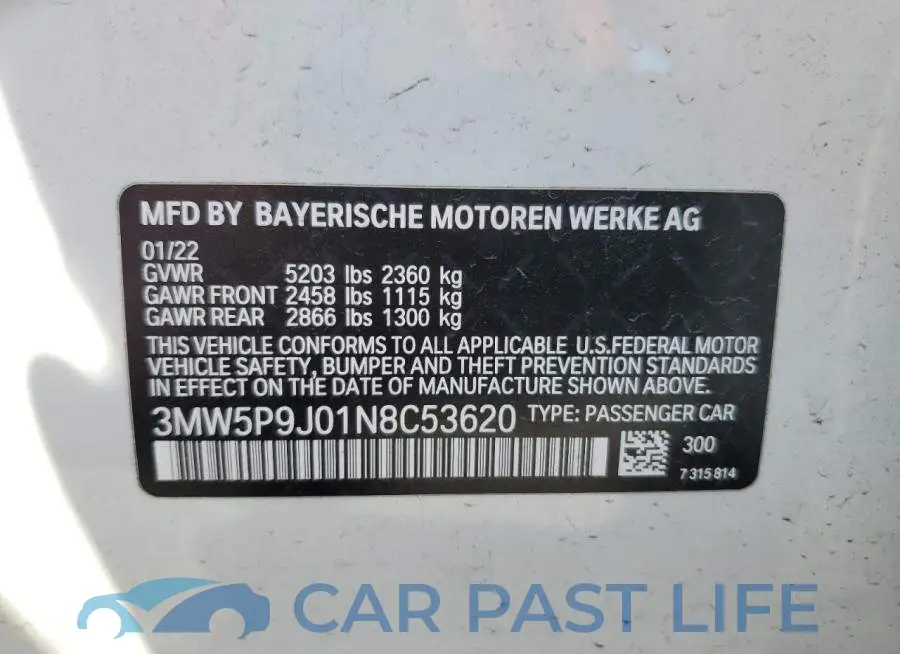 3MW5P9J01N8C53620# 12