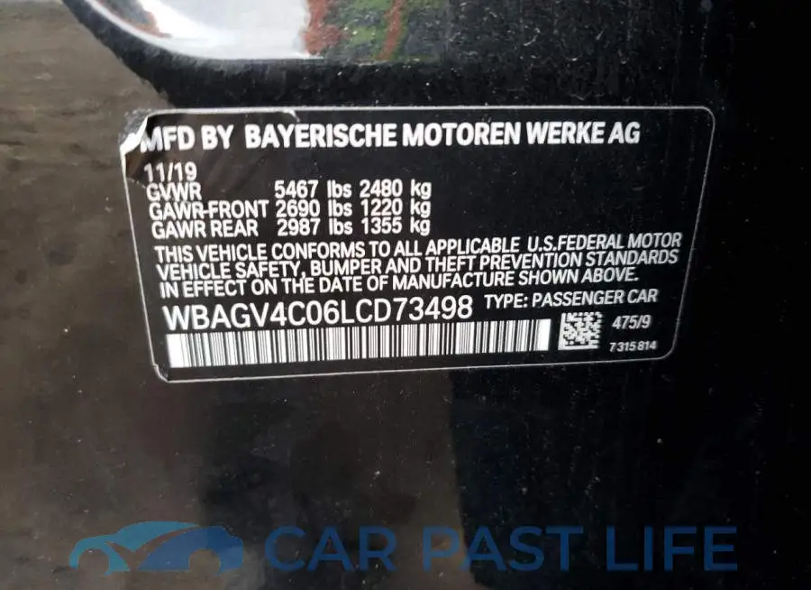 WBAGV4C06LCD73498# 12