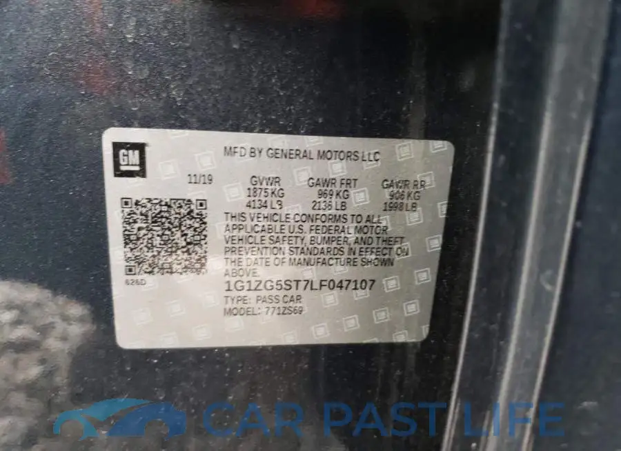 1G1ZG5ST7LF047107# 12