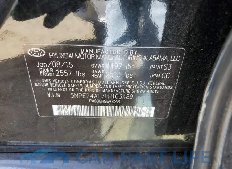 5NPE24AF7FH163489# 12