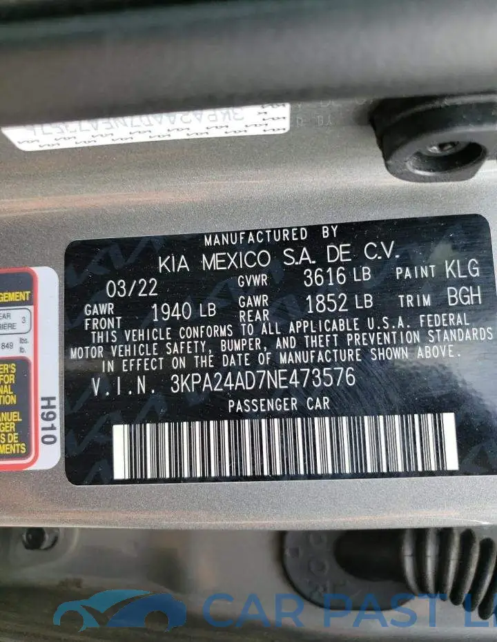 3KPA24AD7NE473576# 13
