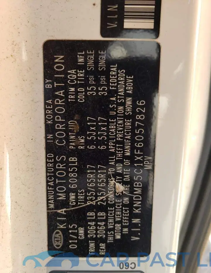 KNDMB5C1XF6057826# 13