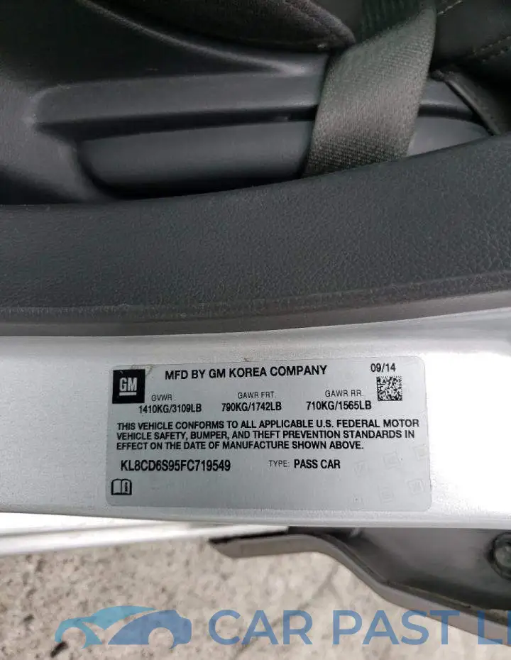 KL8CD6S95FC719549# 10