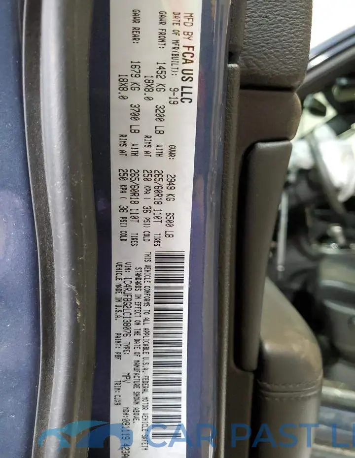 1C4RJFBG2LC138076# 14