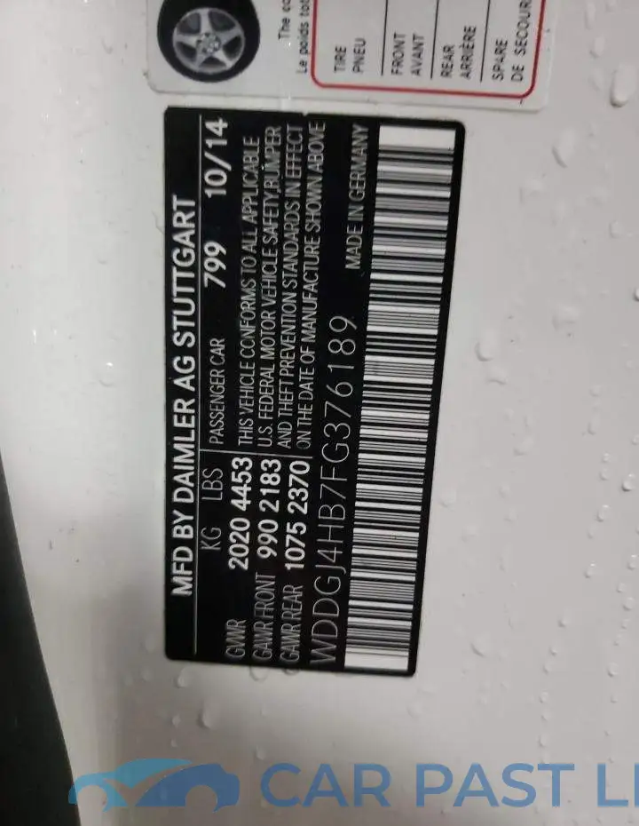 WDDGJ4HB7FG376189# 13