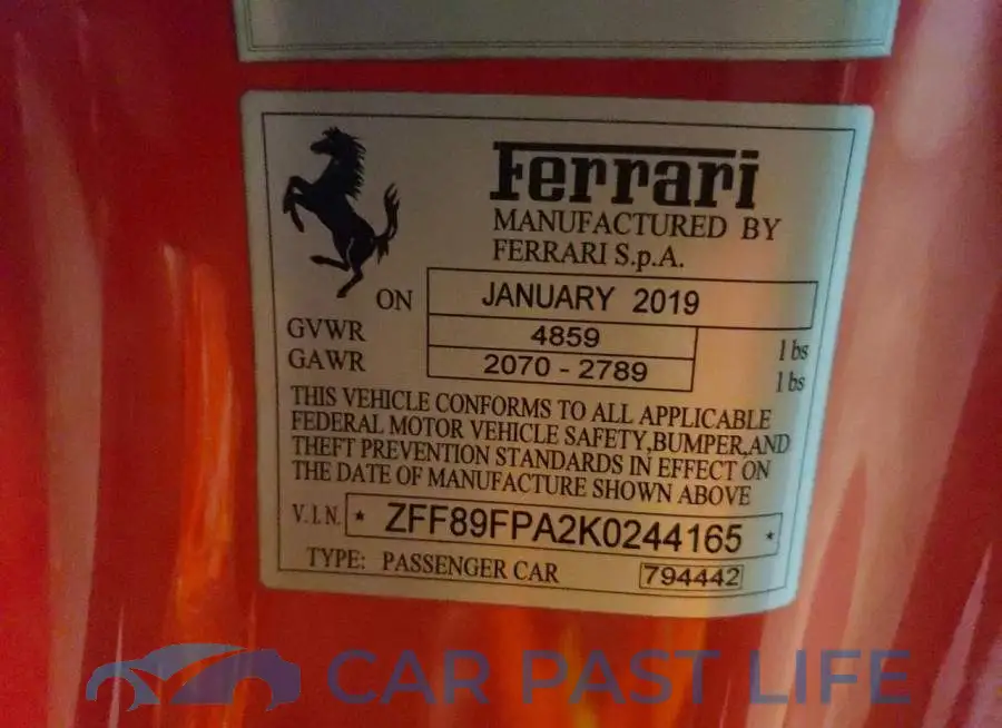 ZFF89FPA2K0244165# 13