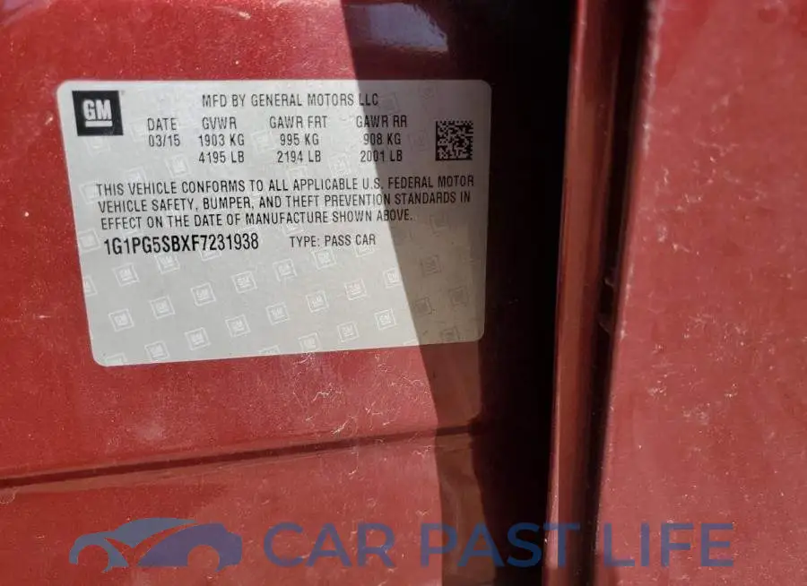 1G1PG5SBXF7231938# 12