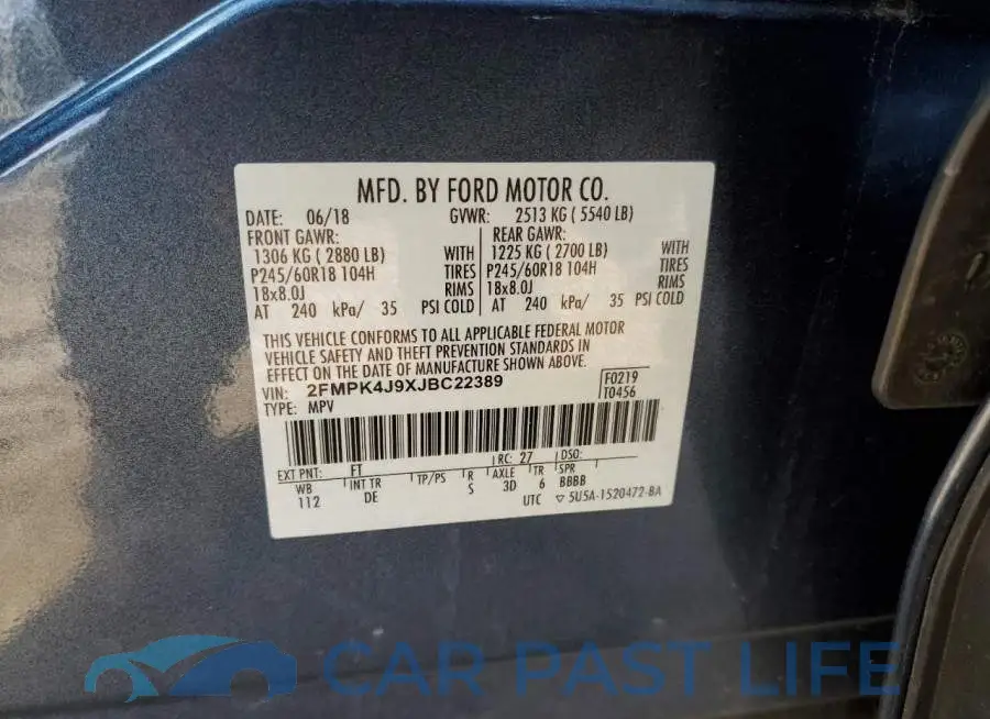 2FMPK4J9XJBC22389# 14