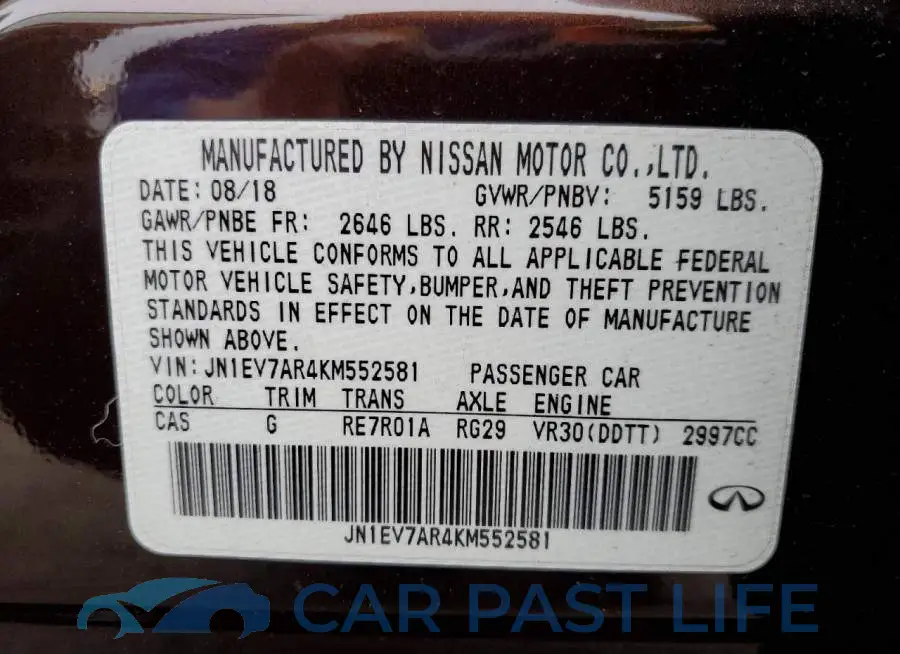 JN1EV7AR4KM552581# 12