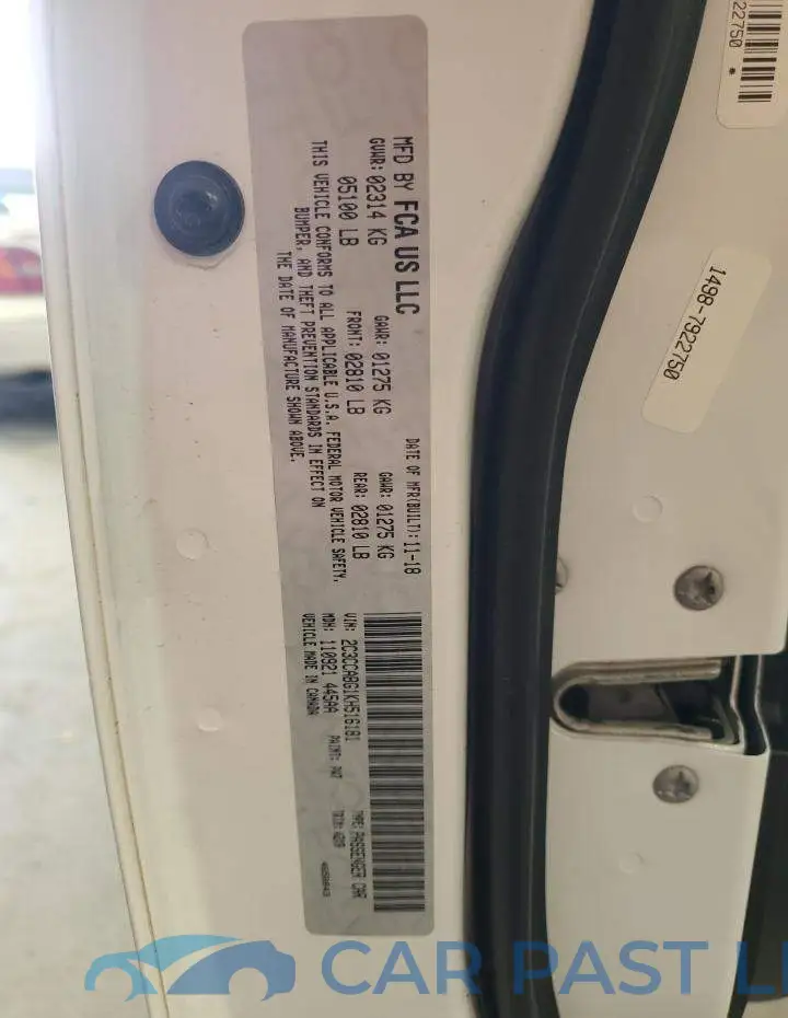 2C3CCABG1KH516181# 12