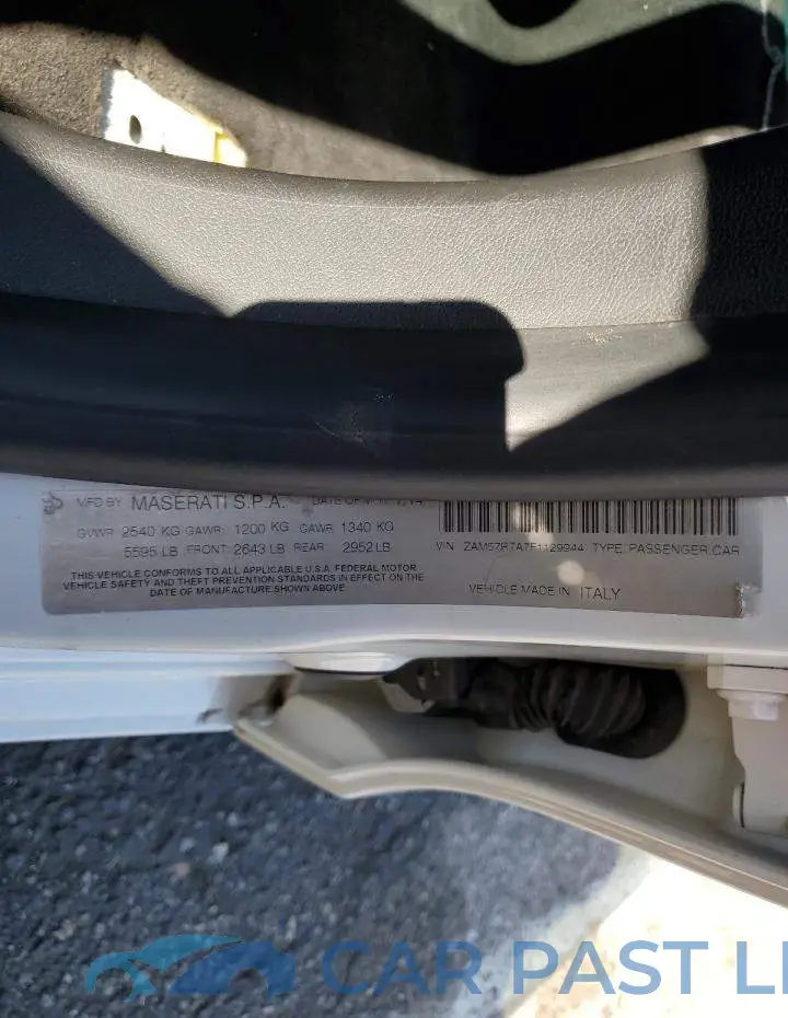ZAM57RTA7F1129944# 12