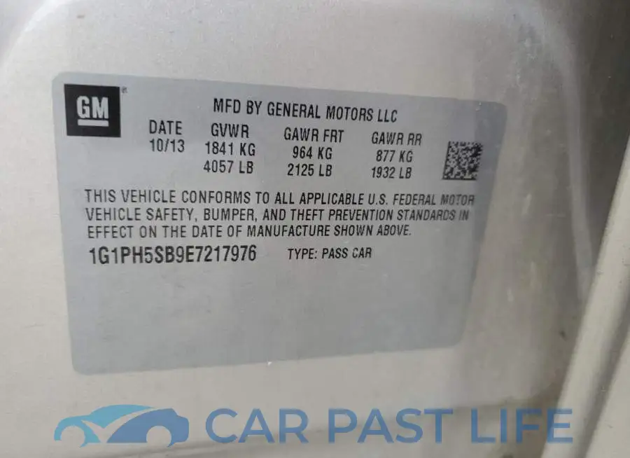 1G1PH5SB9E7217976# 12