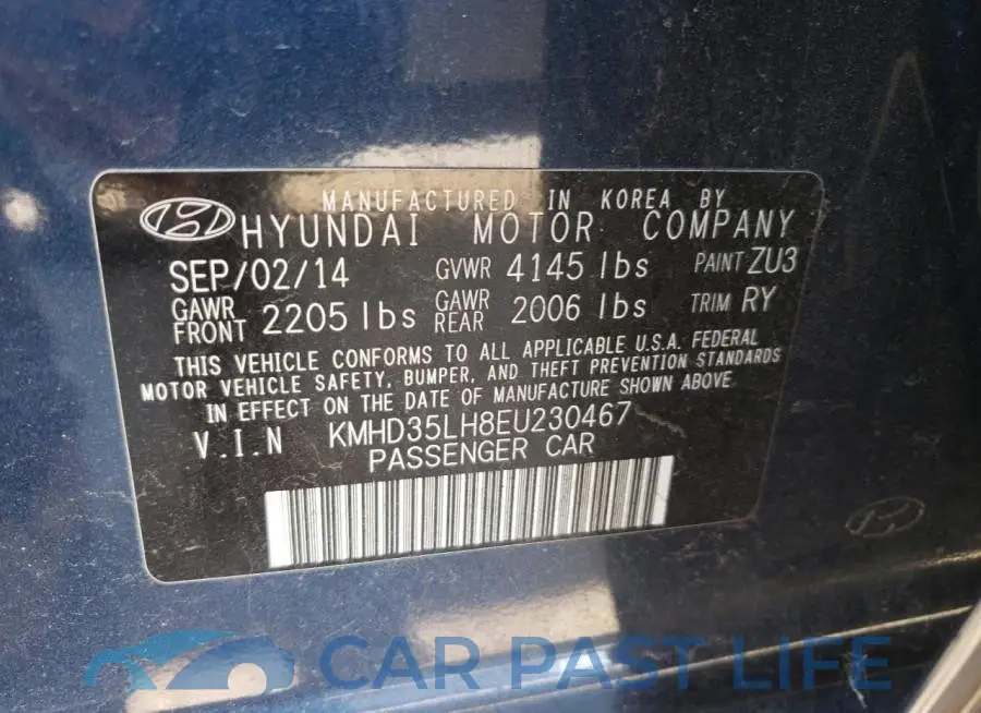 KMHD35LH8EU230467# 13