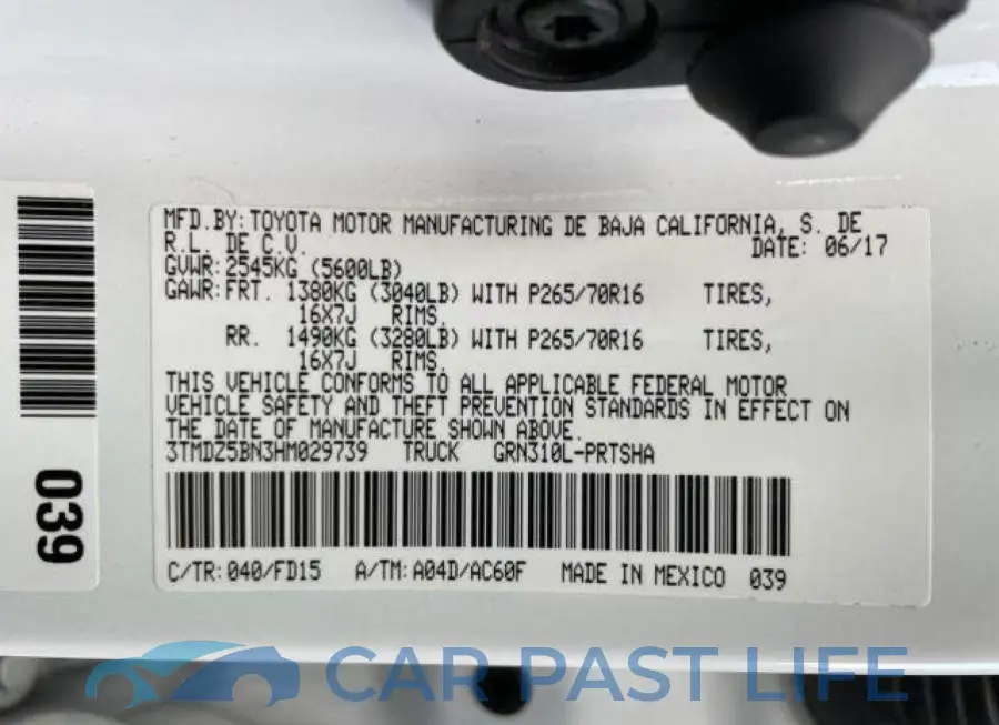 3TMDZ5BN3HM029739# 10