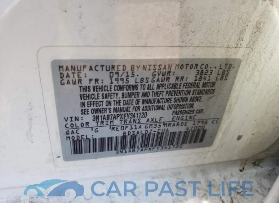 3N1AB7APXFY341720# 12