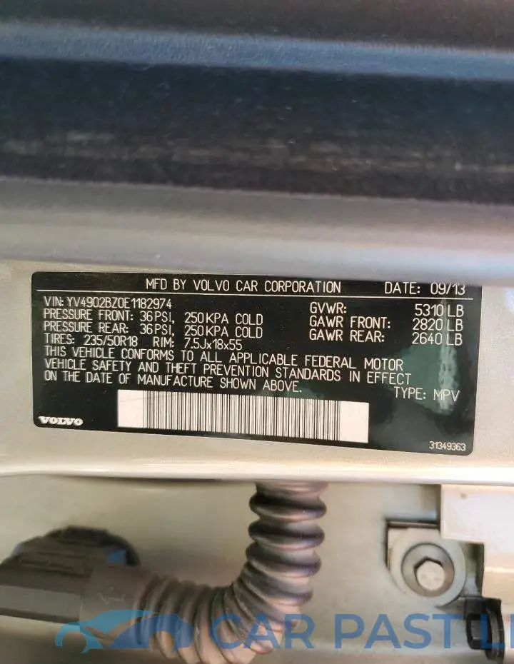 YV4902BZ0E1182974# 14
