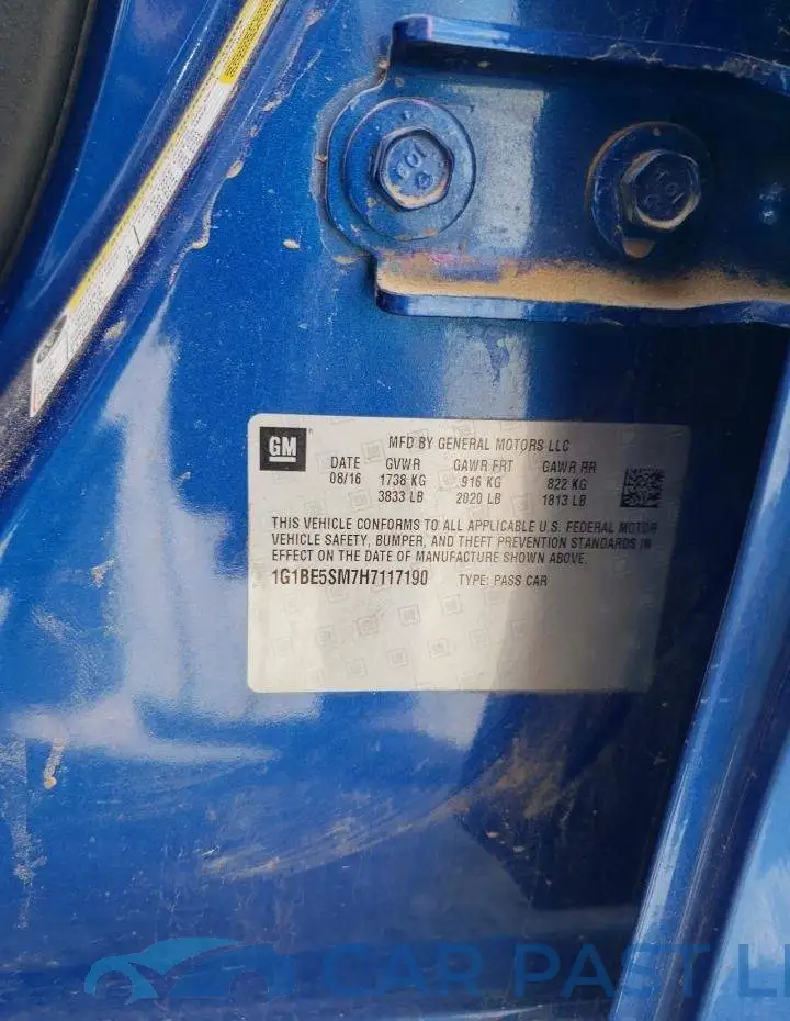 1G1BE5SM7H7117190# 13