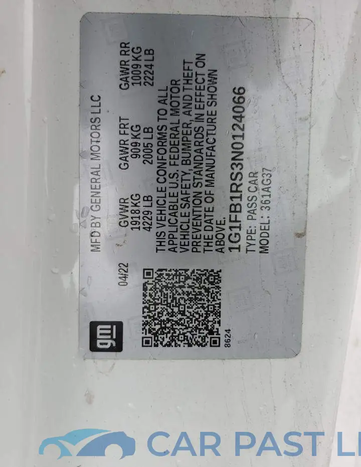 1G1FB1RS3N0124066# 13