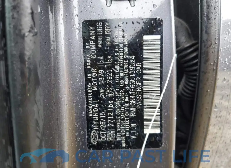 KMHGN4JE6GU139324# 12