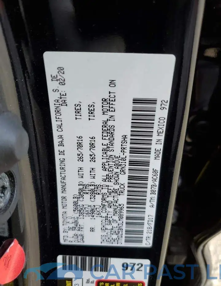 3TMDZ5BN3LM089965# 12