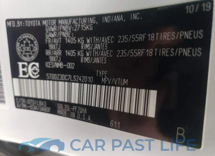 5TDDZ3DC7LS242010# 13