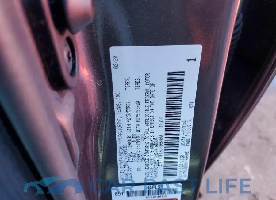 5TFFY5F16LX266490# 12