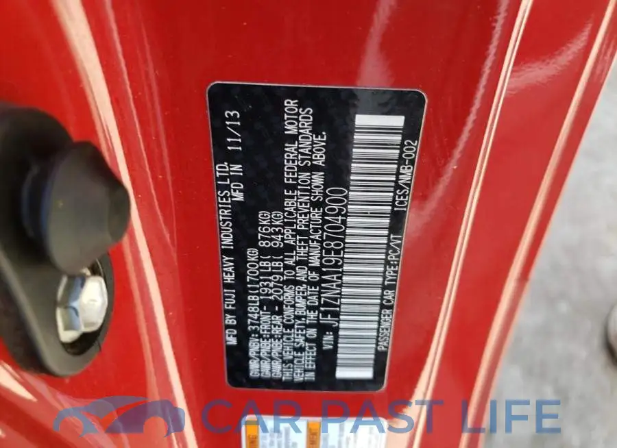 JF1ZNAA19E8704900# 12