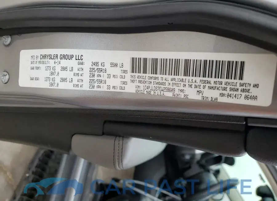1C4PJLDS7EW258609# 13