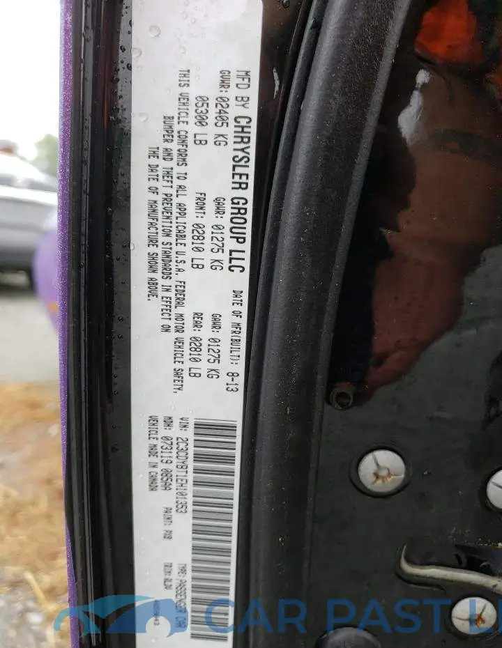 2C3CDYBT1EH101353# 12