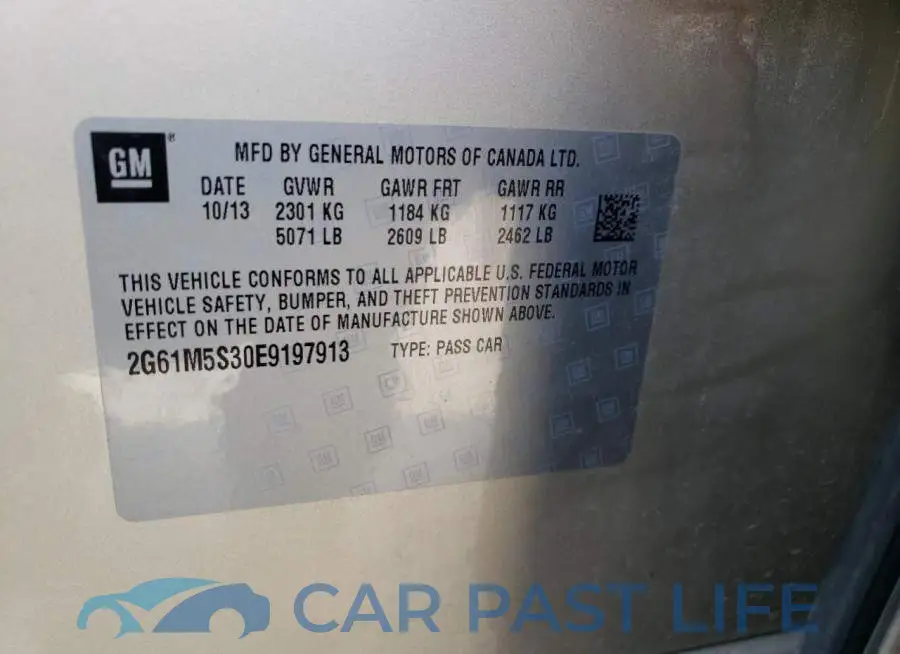 2G61M5S30E9197913# 12