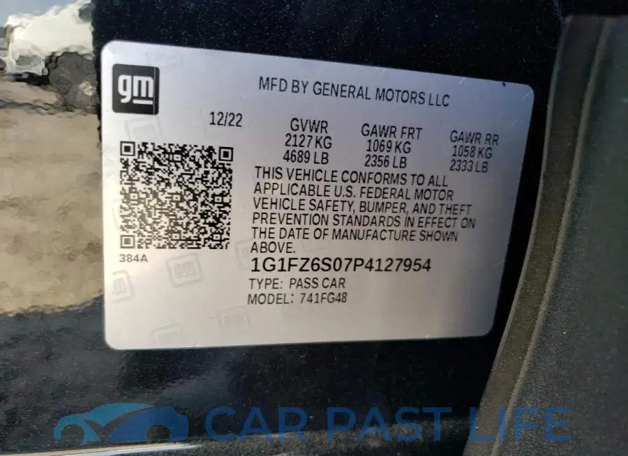 1G1FZ6S07P4127954# 12