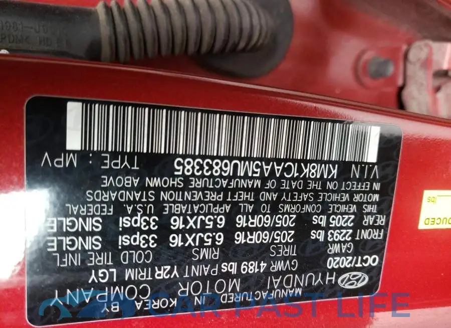 KM8K1CAA5MU683385# 14