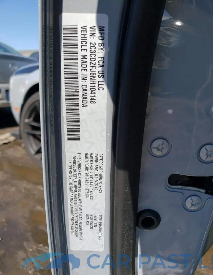2C3CDZFJ6NH104148# 13