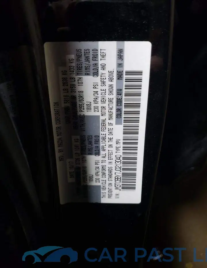 JM3TCBBY7J0213040# 12