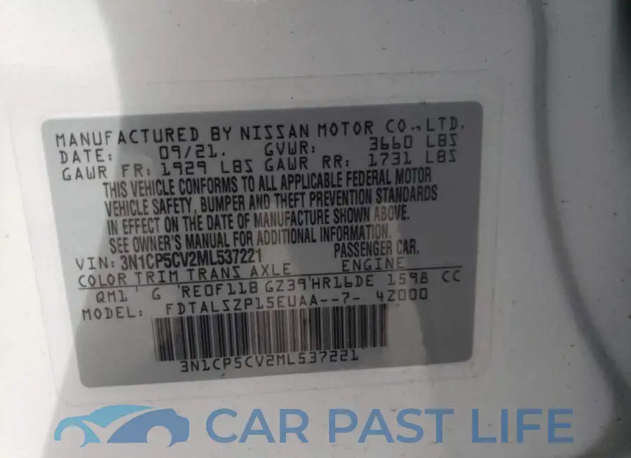 3N1CP5CV2ML537221# 14