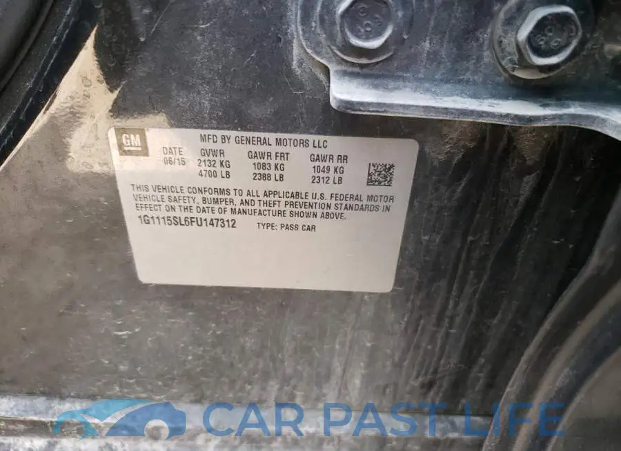 1G1115SL6FU147312# 12