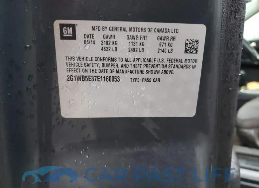 2G1WB5E37E1180053# 13
