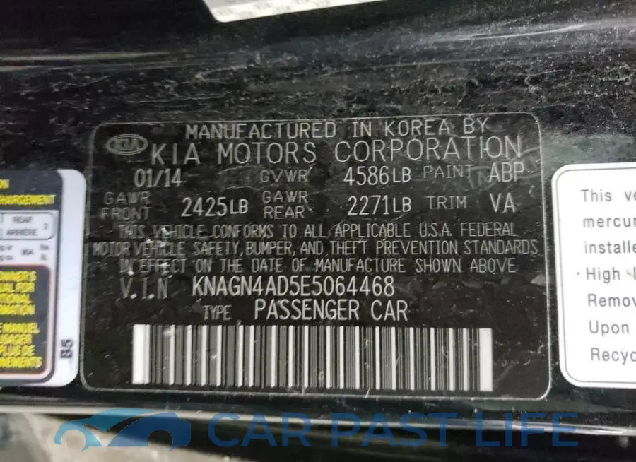 KNAGN4AD5E5064468# 13