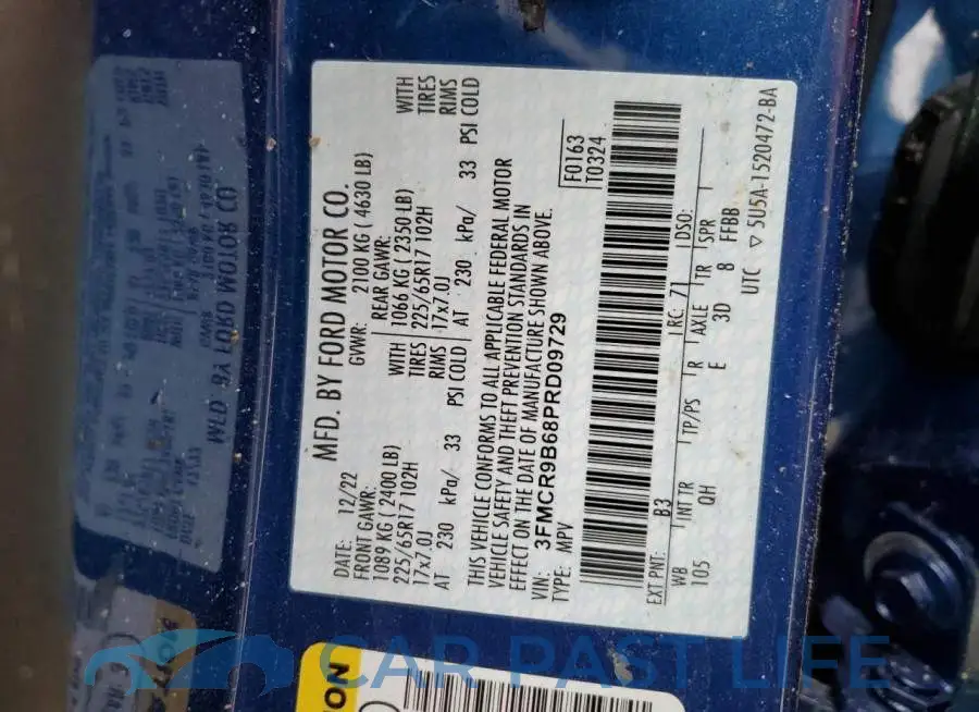 3FMCR9B68PRD09729# 13