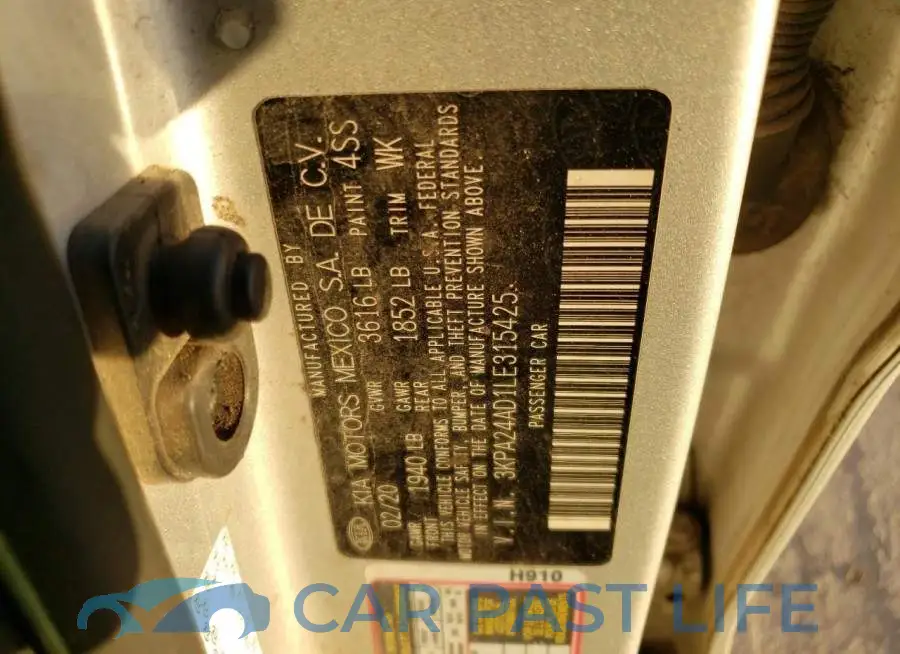 3KPA24AD1LE315425# 12