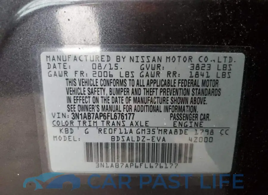 3N1AB7AP6FL676177# 12