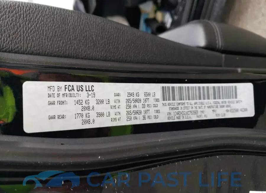 1C4RDHDG1KC753569# 13