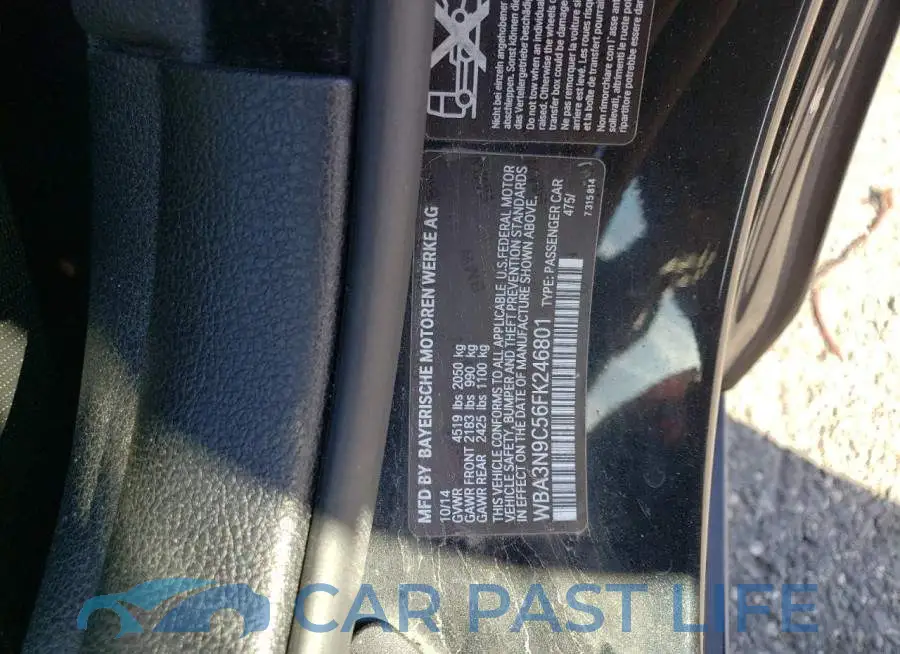 WBA3N9C56FK246801# 12