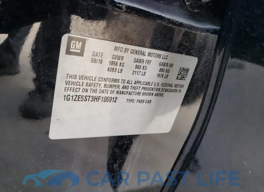 1G1ZE5ST3HF106912# 12